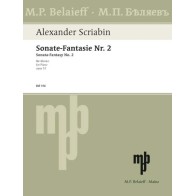 9790203000389156 BEL Sonata-Fantasy No 2 op. 19