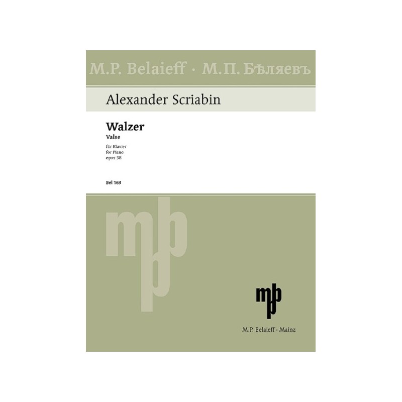 9790203000457163 BEL Valse op. 38