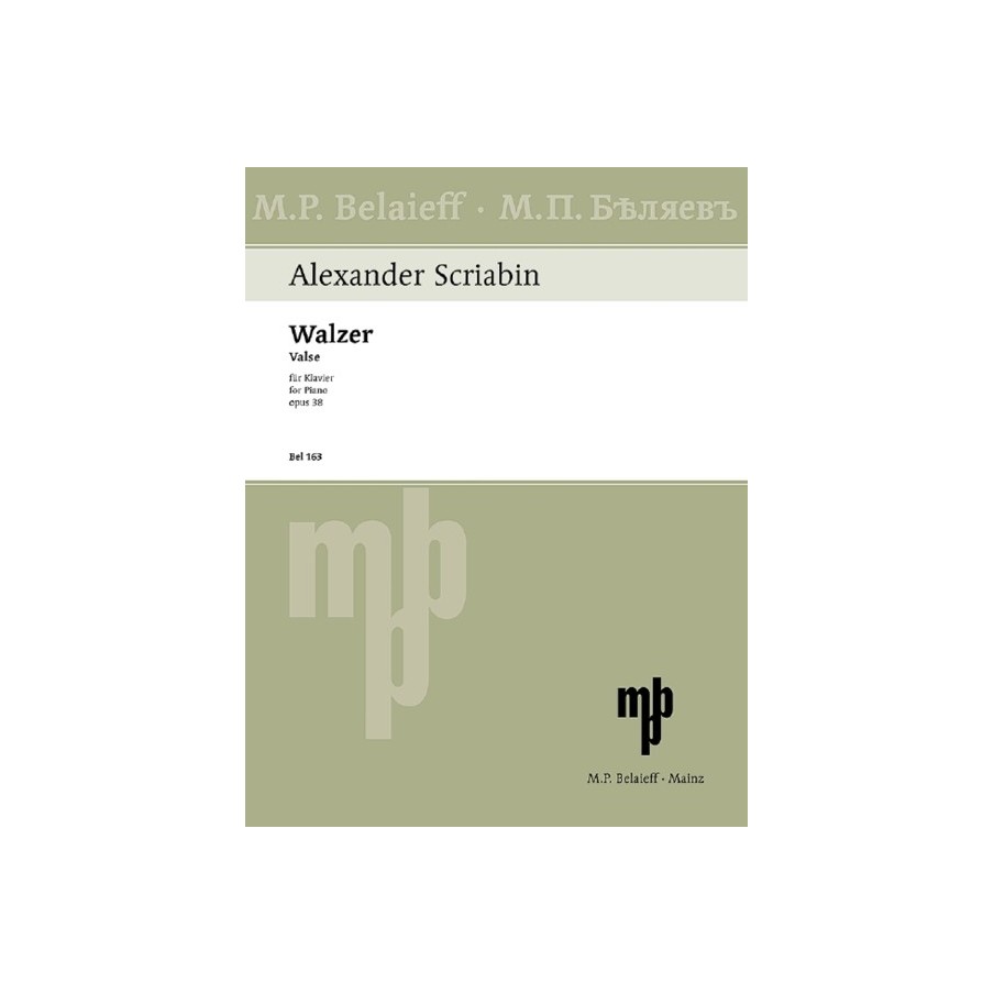 9790203000457163 BEL Valse op. 38