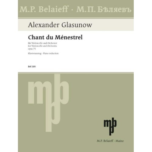 9790203000754205 BEL Chant du Ménestrel op. 71