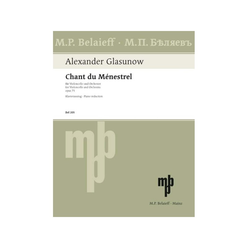 9790203000754205 BEL Chant du Ménestrel op. 71