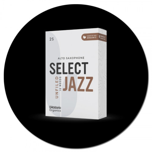 Anches Saxophone Alto Select Jazz Unfiled Organics - D'Addario