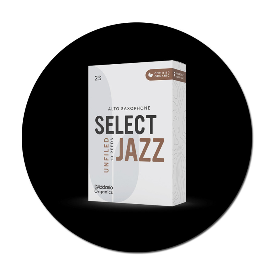 Anches Saxophone Alto Select Jazz Unfiled Organics - D'Addario