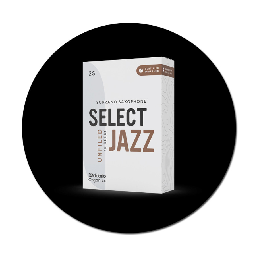 Anches Saxophone Soprano Select Jazz Unfiled Organics - D'Addario