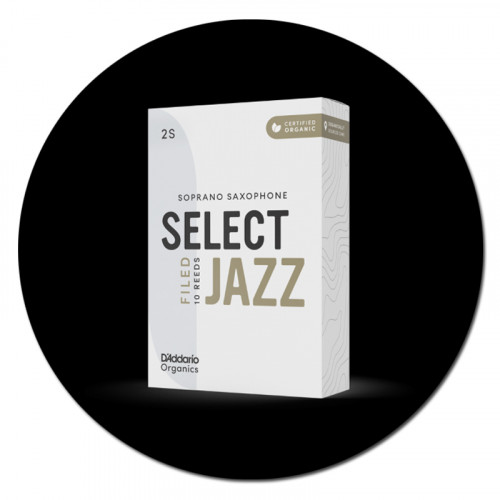 Anches Saxophone Soprano Select Jazz Filed Organics - D'Addario