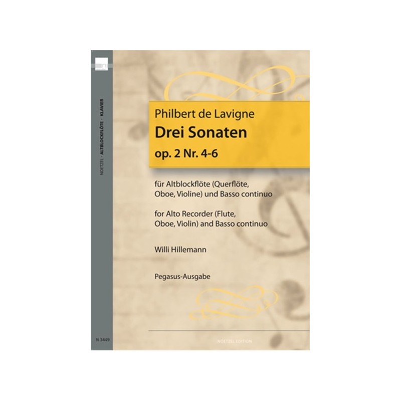 130821006414HEIN3449 Drei Sonaten Op. 2 Nr. 4-6