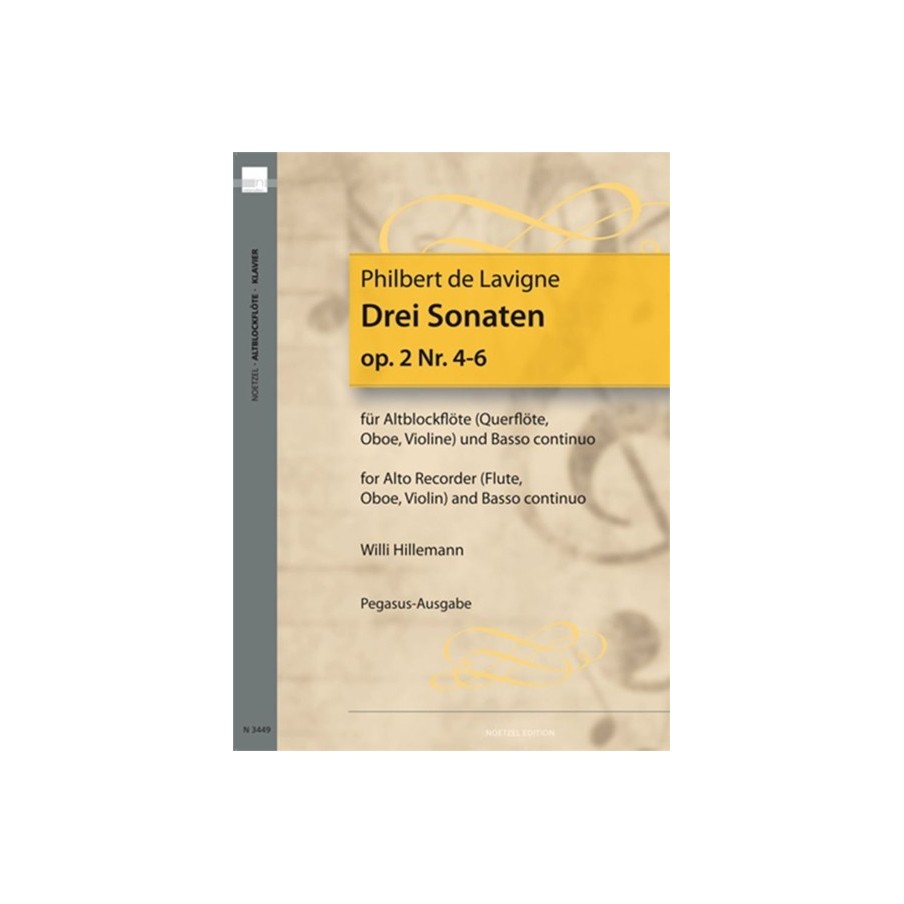 130821006414HEIN3449 Drei Sonaten Op. 2 Nr. 4-6