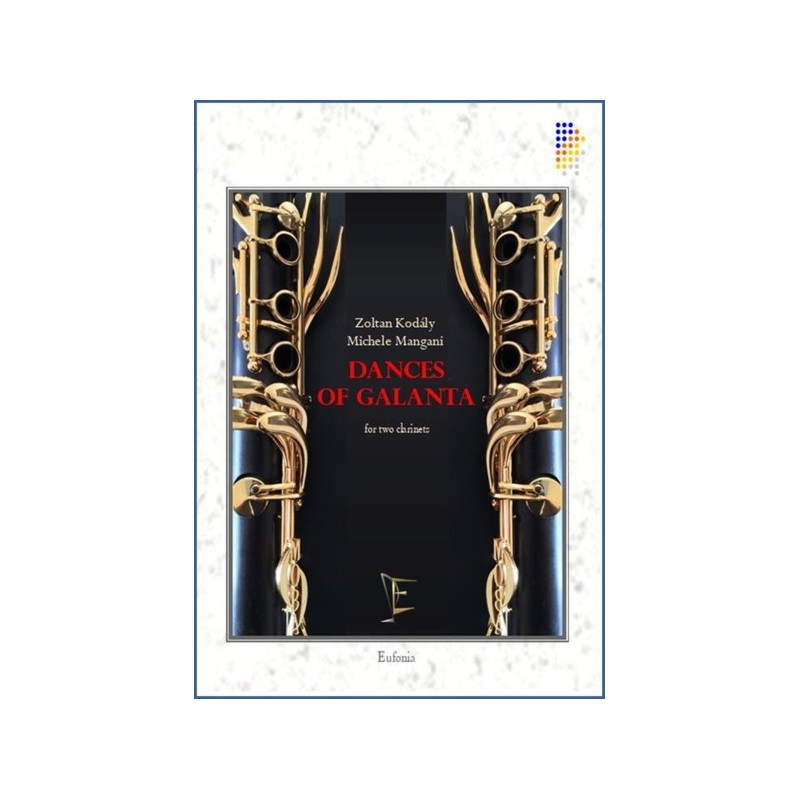 0000005741854181798C DANCES OF GALANTA FOR TWO CLARINETS