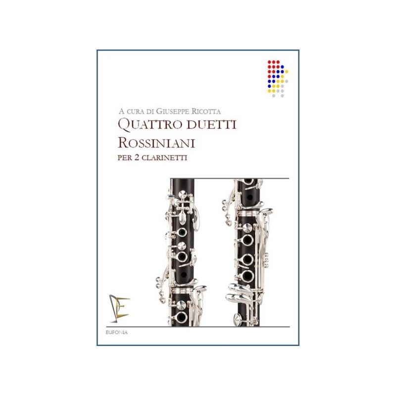 0000005755806181814C QUATTRO DUETTI ROSSINIANI PER 2 CLARINETTI