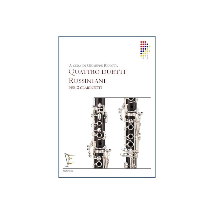 0000005755806181814C QUATTRO DUETTI ROSSINIANI PER 2 CLARINETTI