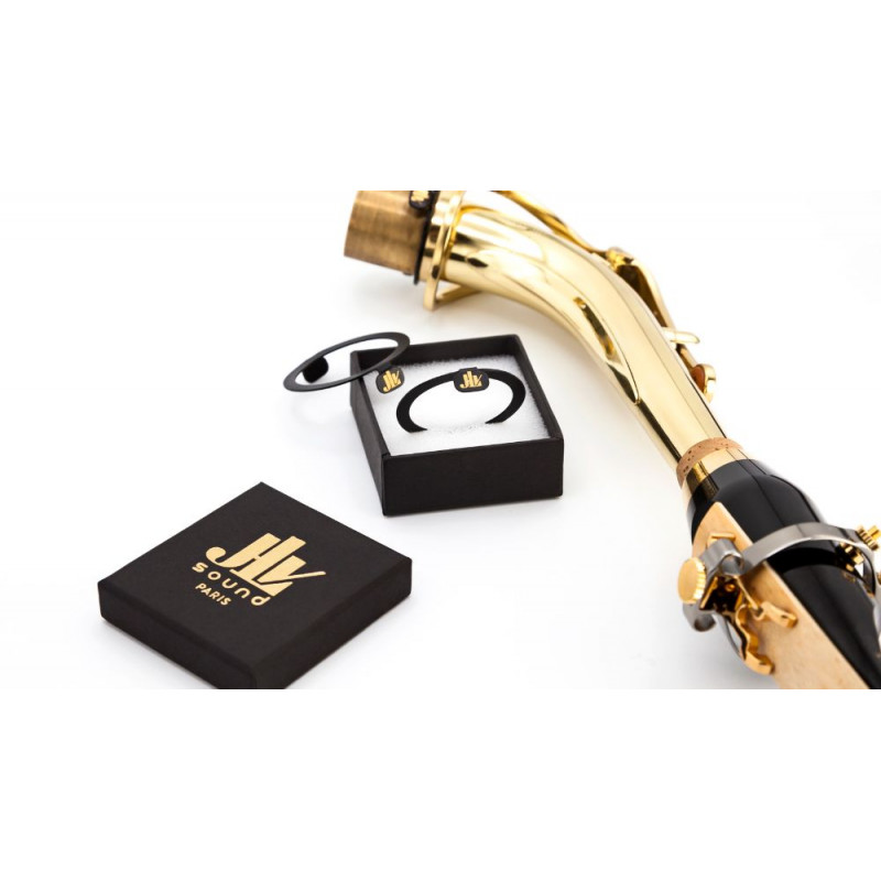 Ligature JLV Sound pour saxophone alto ébonite JLV Types Saxophones Ténor
