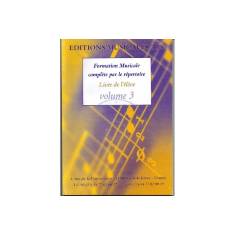 0000002653594ABFMC3 Formation Musicale Complète par le Répertoire 3