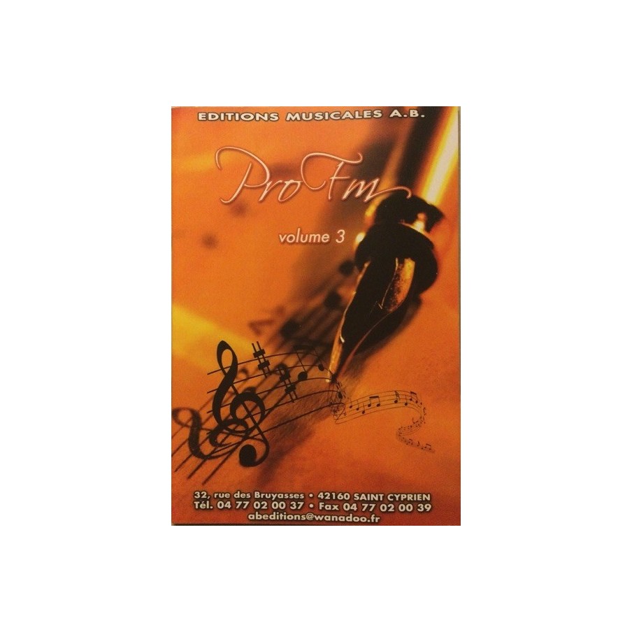 0000004158608PROFM3 Pro FM - Volume 3
