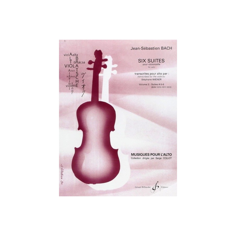 9790043040644GB4064 Six Suites Pour Alto - Suites 4.5.6. - Volume 2