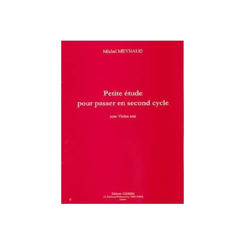 9790230359542COMC05954 Petite étude pour passer en second cycle