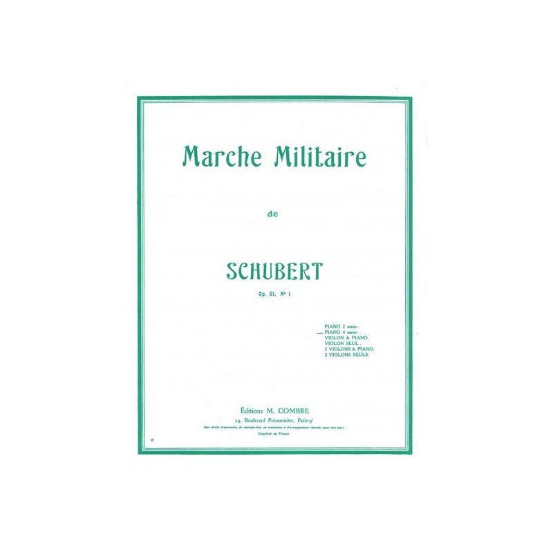 COMP01319 Marche militaire Op.51 n°1