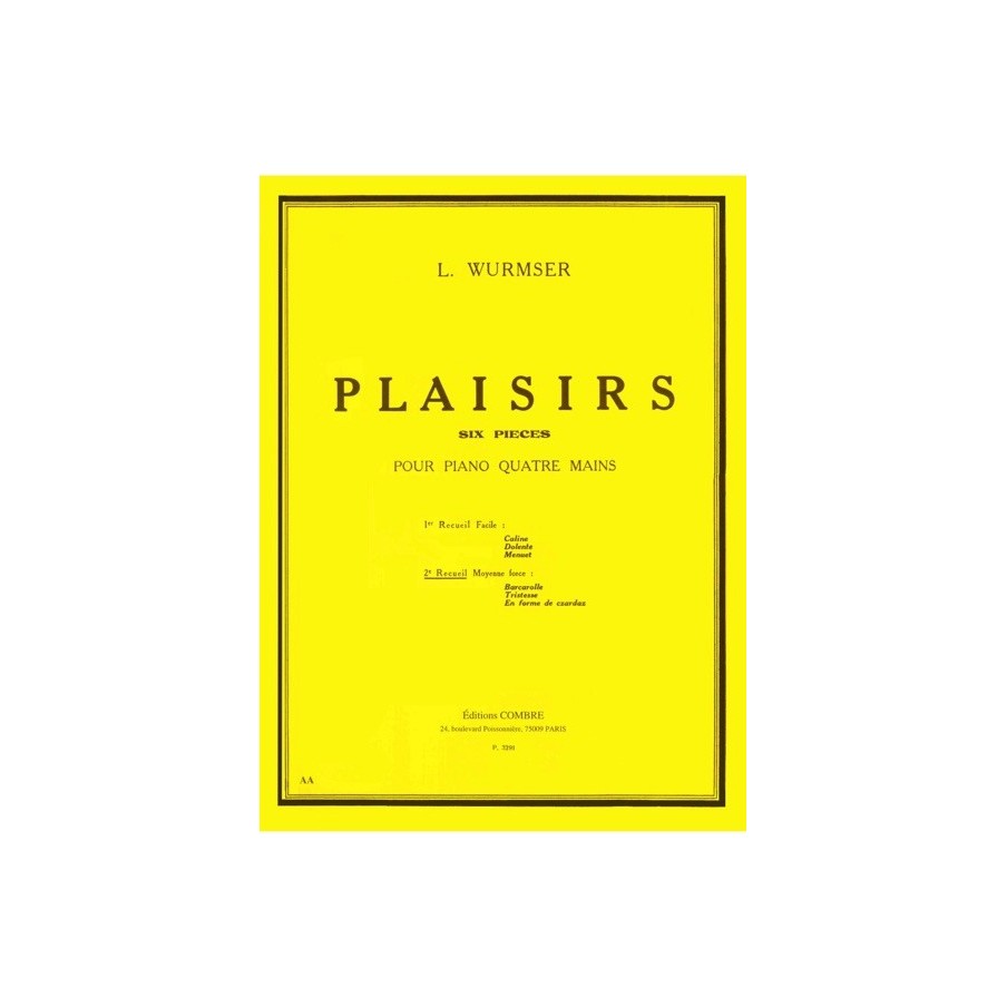 9790230304832COMP03291 Plaisirs - 2° recueil (3 pièces)