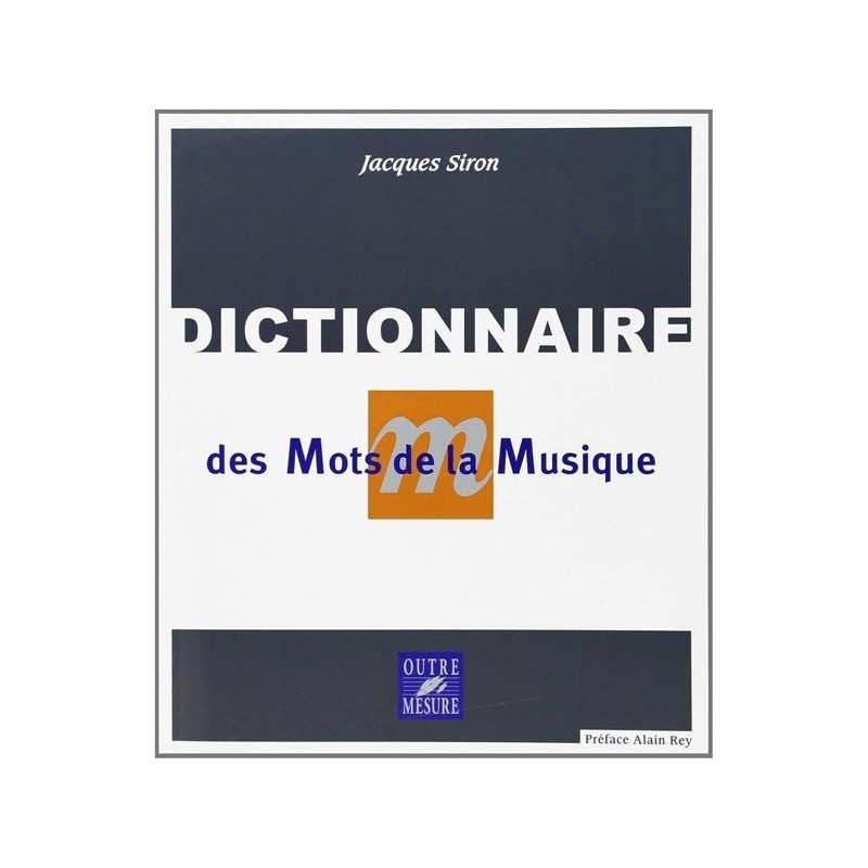 97829078912269782907891226SB4072 Dictionnaire Mots de Musique