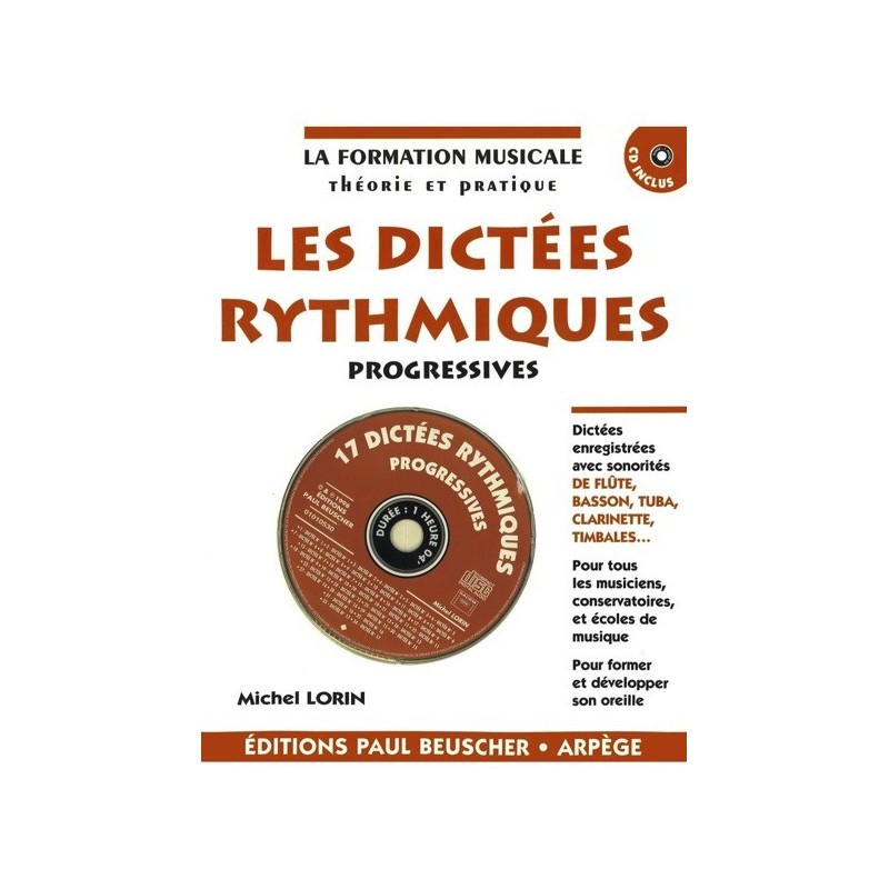 3137990011093PB1109 Dictées rythmiques progressives