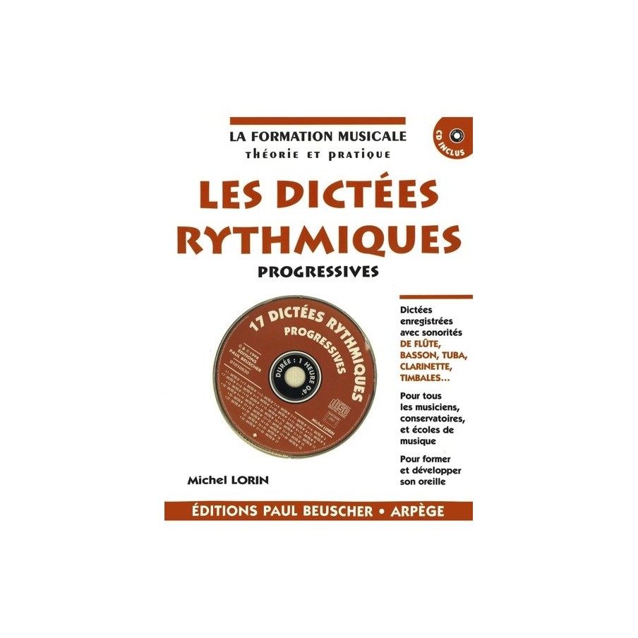 3137990011093PB1109 Dictées rythmiques progressives