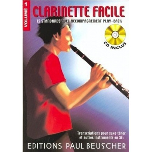 3137990011772PB1177 Clarinette facile Sib Vol.1