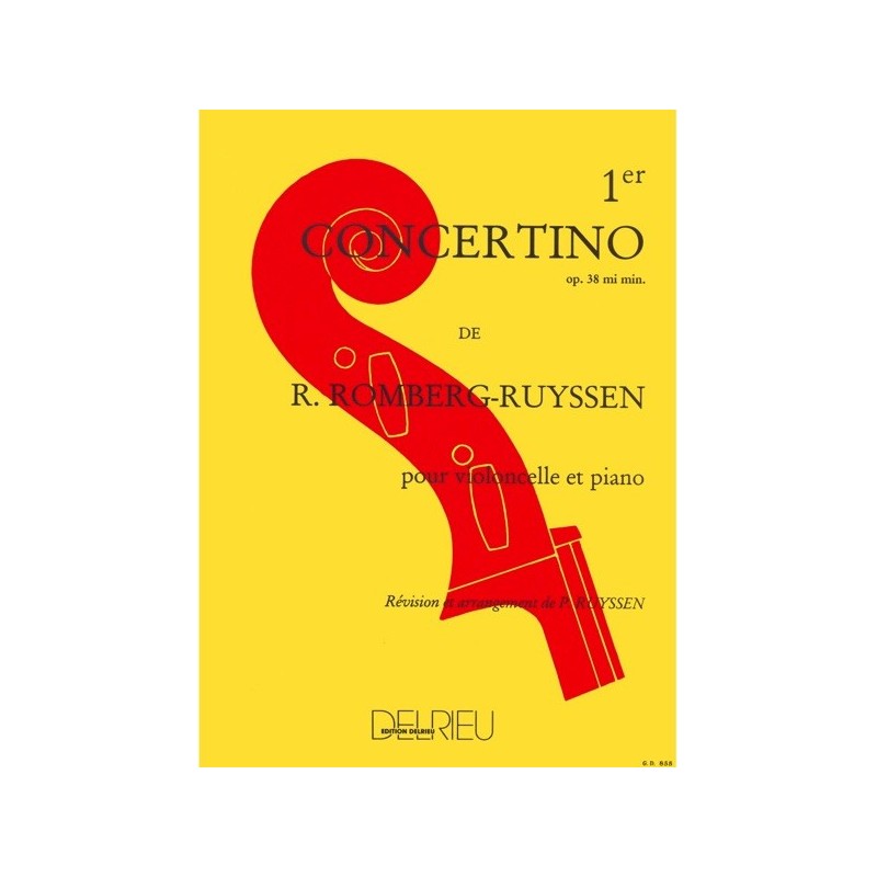 9790231705041DEL855 Concertino Op.38 n°1 en Mi min.