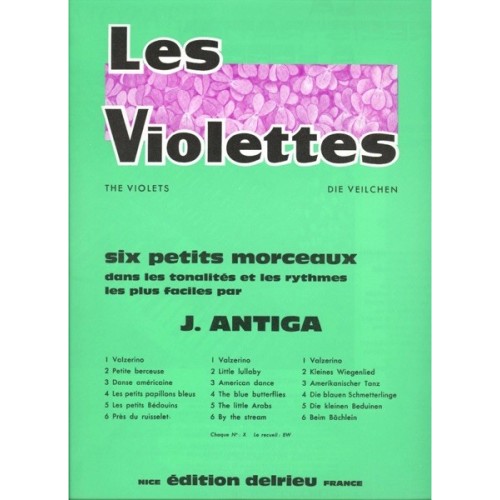 9790231705461DELDF337 Les violettes