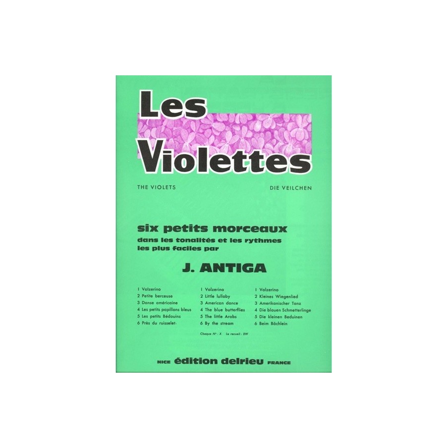 9790231705461DELDF337 Les violettes