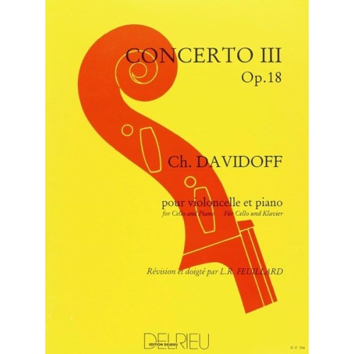 9790231705010DELDF394 Concerto n°3 Op.18 en ré maj.