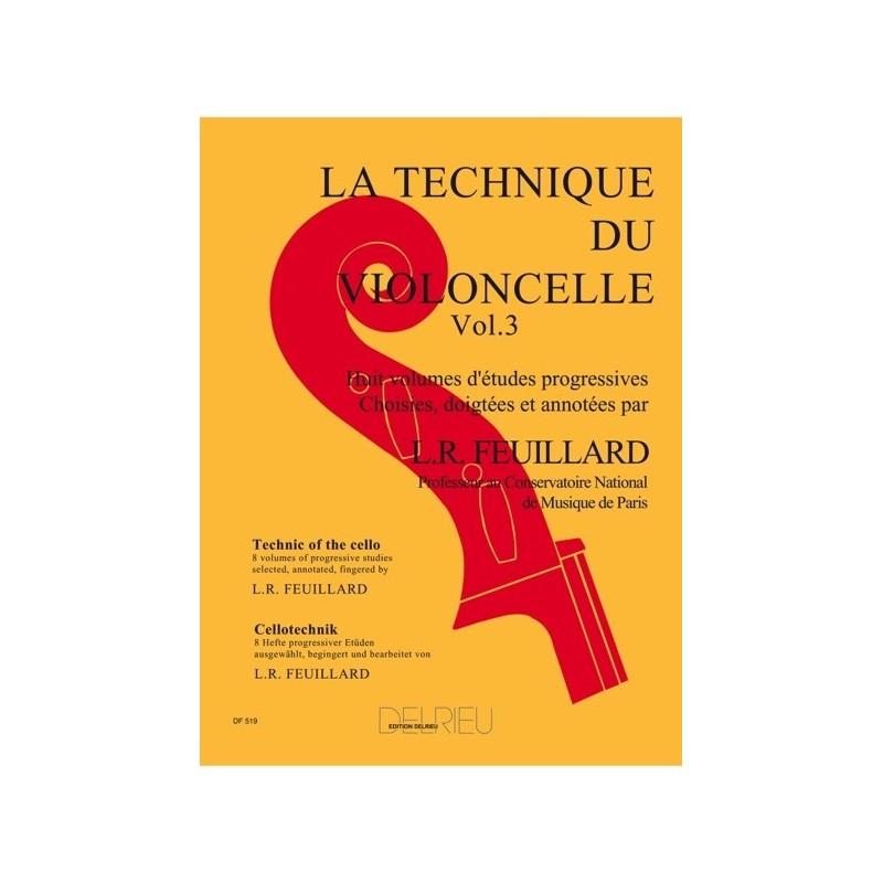 9790231705393DELDF519 Technique du violoncelle Vol.3