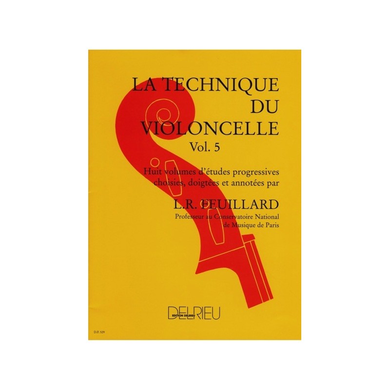 9790231705522DELDF529 Technique du violoncelle Vol.5