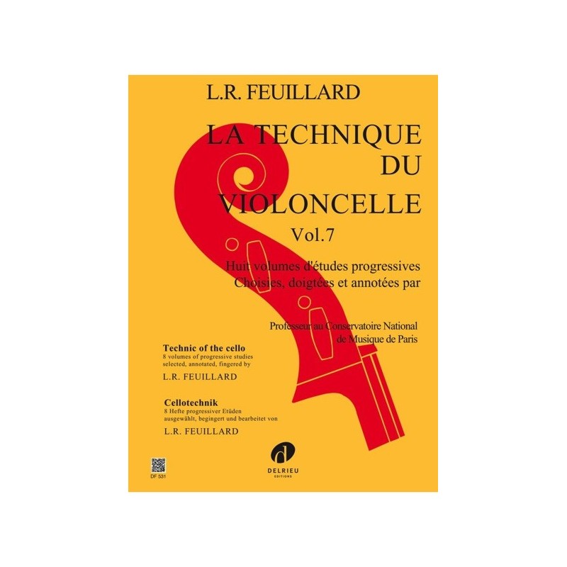 9790231706048DELDF531 Technique du violoncelle Vol.7