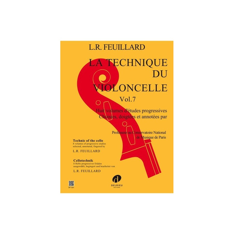9790231706048DELDF531 Technique du violoncelle Vol.7