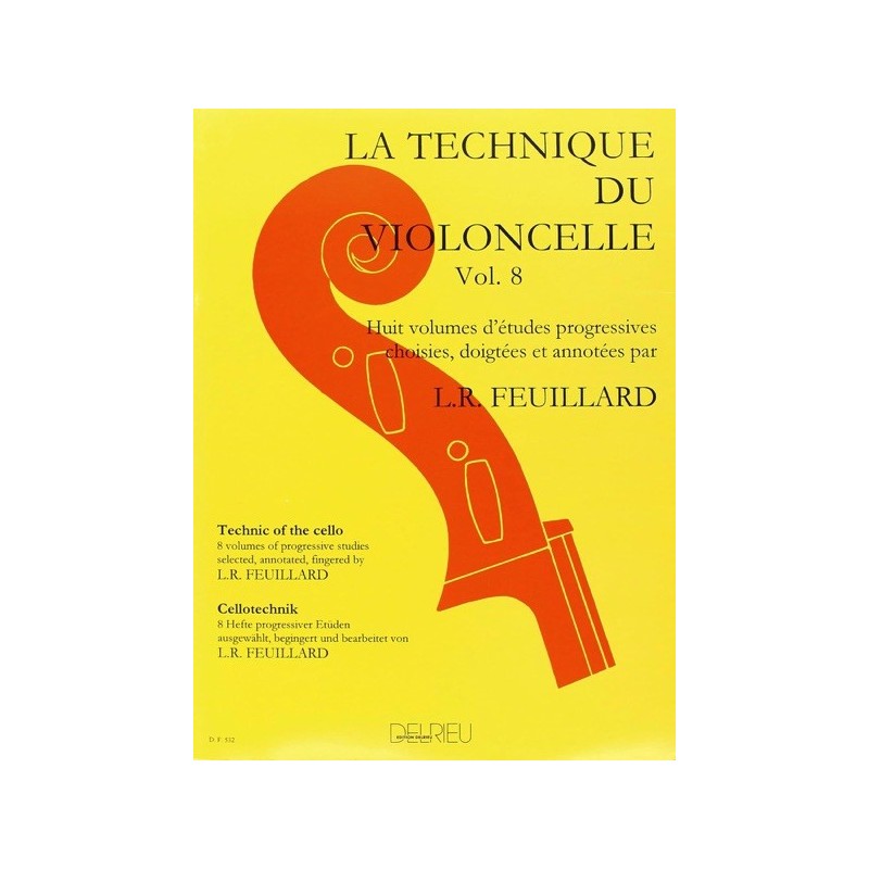 9790231705447DELDF532 Technique du violoncelle Vol.8