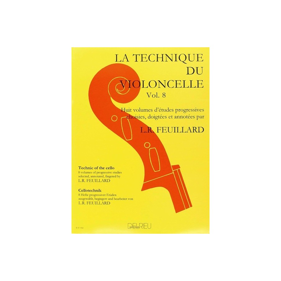 9790231705447DELDF532 Technique du violoncelle Vol.8