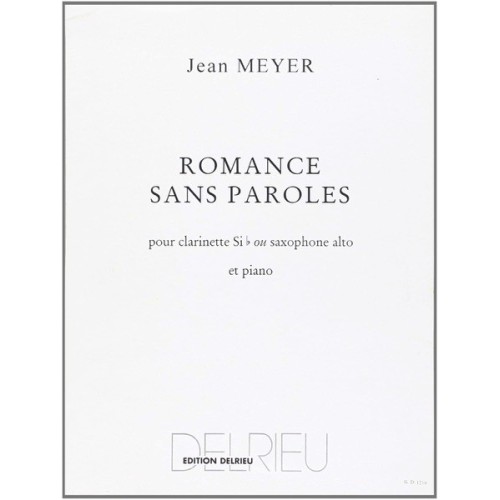 9790231707014DELGD1219 Romance sans parole