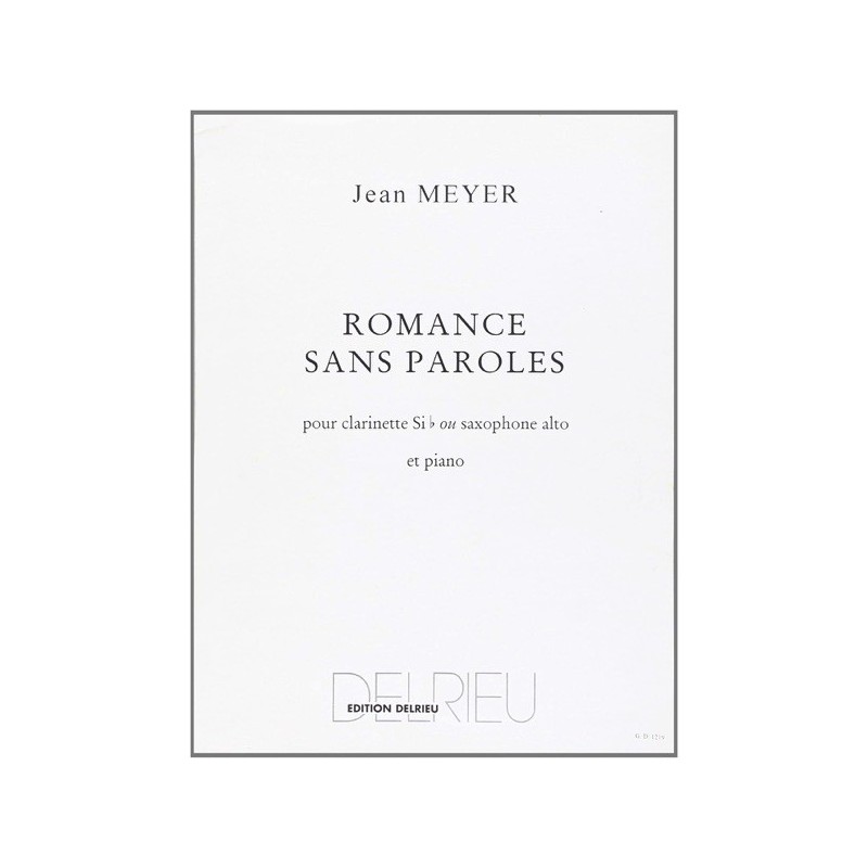 9790231707014DELGD1219 Romance sans parole