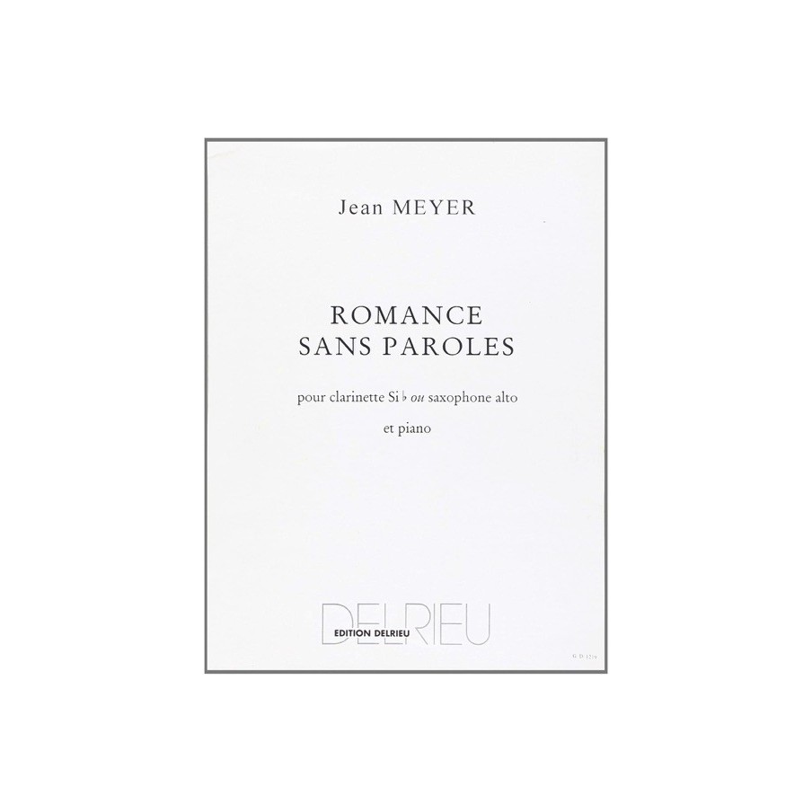 9790231707014DELGD1219 Romance sans parole