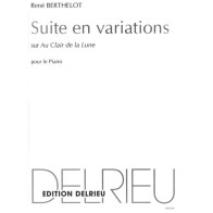 9790231707083DELGD1244 Suite en variations sur Au clair de la lune
