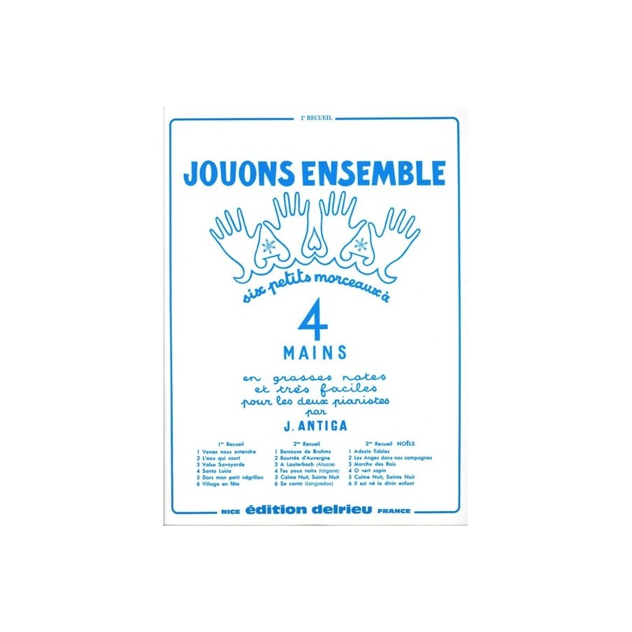 9790231705607DELGD655 Jouons ensemble Vol.1