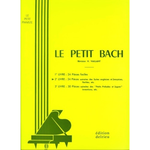 9790231709896DELGD738 Le petit Bach Vol.2