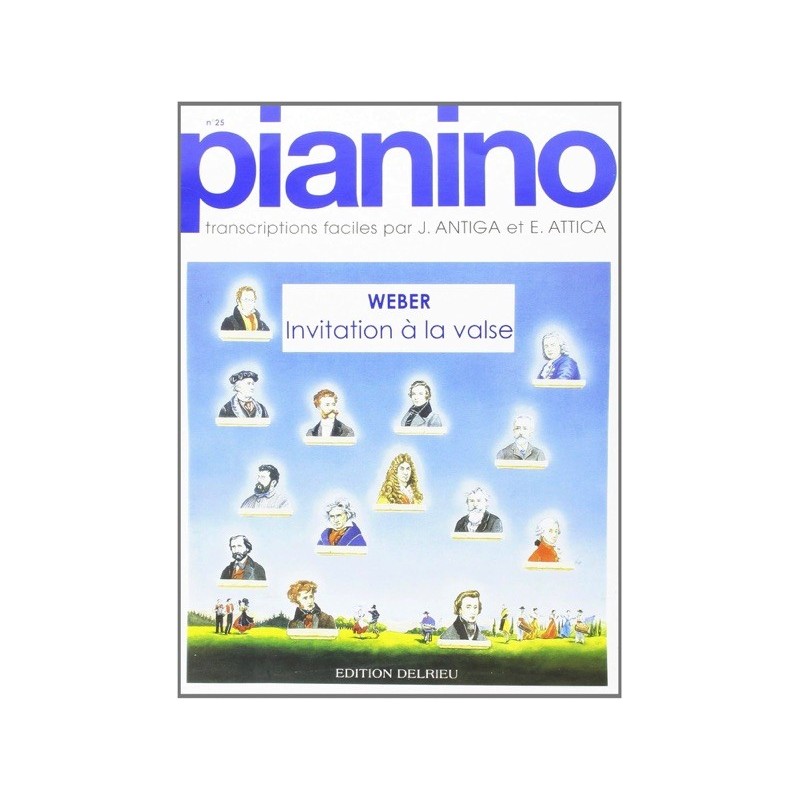 9790231711295DELPIA25 Invitation à la valse - Pianino 25