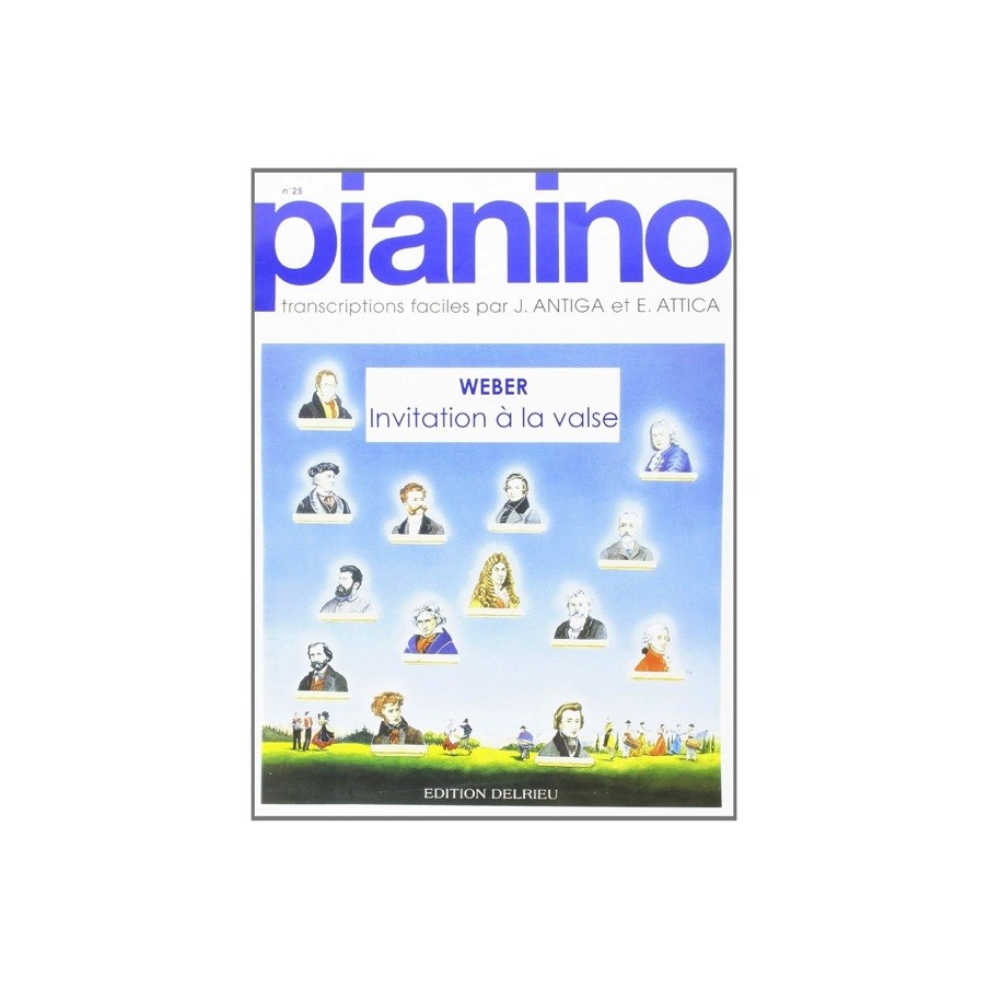 9790231711295DELPIA25 Invitation à la valse - Pianino 25