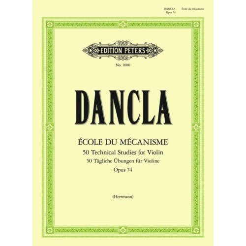 9790014006334EP1080 École de Mécanisme (50 Technical Studies) Op.74