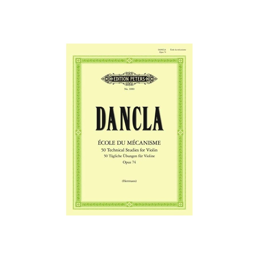 9790014006334EP1080 École de Mécanisme (50 Technical Studies) Op.74