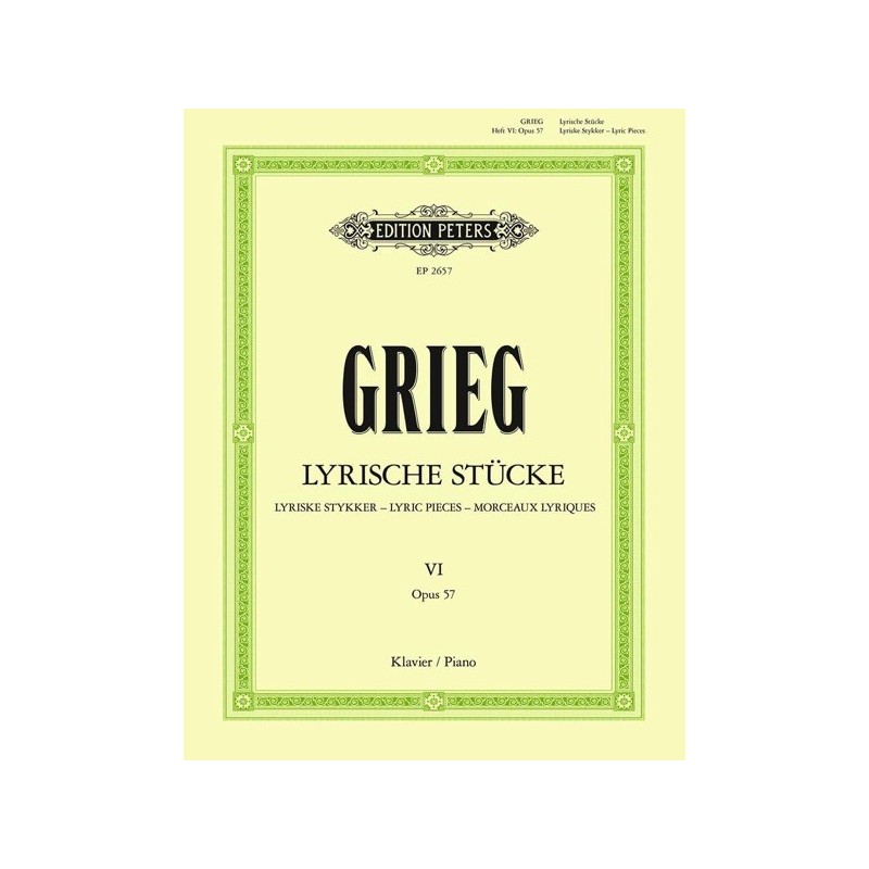 9790014012243EP2657 Lyrische Stücke, Heft 6 op. 57