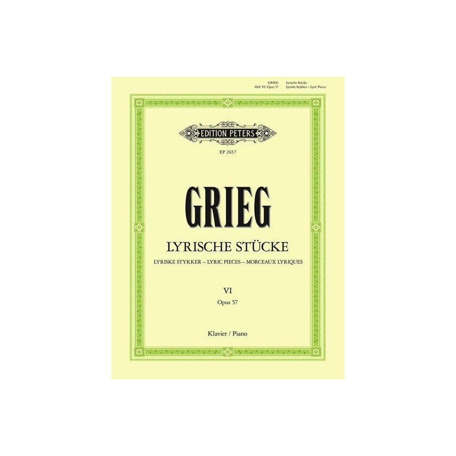 9790014012243EP2657 Lyrische Stücke, Heft 6 op. 57