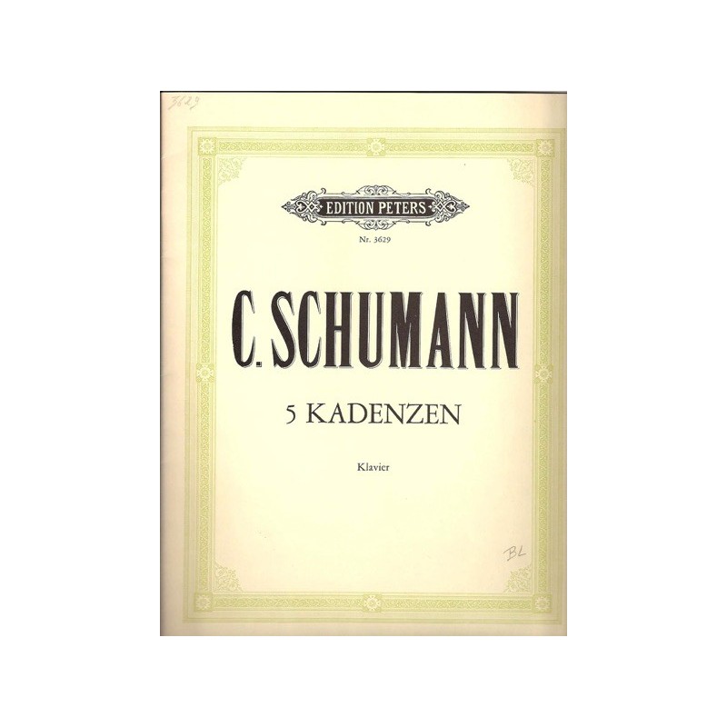 9790014016999EP3629 Cadenzen(5) ( Clara )