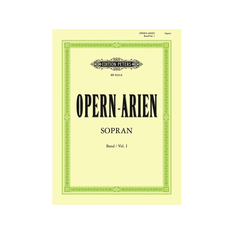 9790014021757EP4231A Opera Arias for Soprano