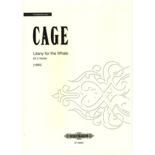 9790014089634EP66880 Litany for the Whale